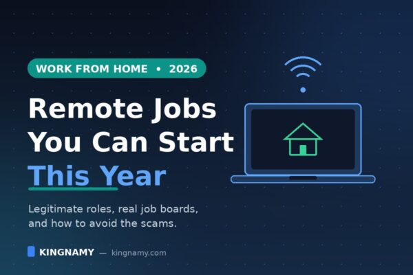 10 Legitimate Remote Jobs You Can Start in 2026 (Even With No Experience)